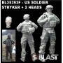BL35393F - US SOLDIER - 2 HEADS