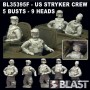 BL35395F - US STRYKER CREW SET - 5 BUSTS - 9 HEADS