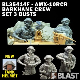 BL35414F - AMX-10RCR BARKHANE CREW SET 3 BUSTS