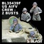 BL35439F - US AIFV CREW - 2 BUSTS