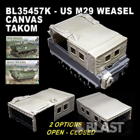BL35457K - US M29 WEASEL CANVAS - TAKOM