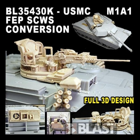 BL35430K - USMC M1A1 ABRAMS FEP SCWS CONVERSION 3D