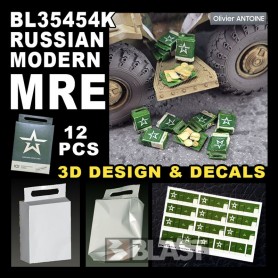 BL35454K - RUSSIAN MODERN MRE - 12 PCS and DECALS