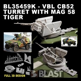 BL35459K - VBL CB52 TURRET WITH MAG 58 - TIGER
