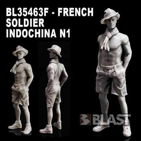 BL35463F - FRENCH SOLDIER INDOCHINA N1