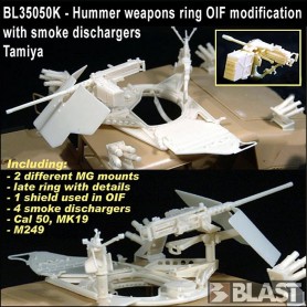 BL35050K - HUMMER WEAPONS RING  OIF WITH SMOKE DISCHARGERS