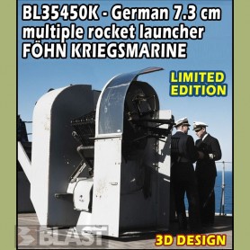 BL35450K - GERMAN 7.3CM ROCKET LAUNCHER FOHN - KRIEGSMARINE LIMITED EDITION