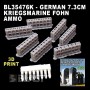BL35476K - GERMAN 7.3CM KRIEGSMARINE FOHN AMMO SET