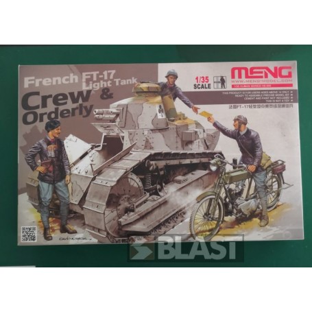 MENG FT17 CREW ET ESTAFETTE A MOTO