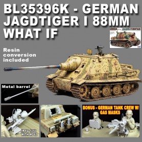 BL35396K - GERMAN JAGDTIGER I 88MM - WHAT IF - CONV TAMIYA
