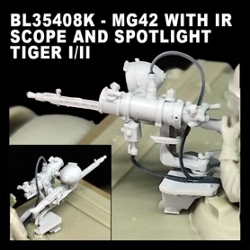 BL35408K - MG42 WITH IR SCOPE AND SPOTLIGHT TIGER I/II