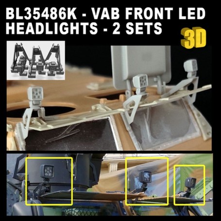 BL35486K - VAB FRONT LED LIGHT HEADLIGHTS KIT