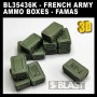 BL35436K - FRENCH ARMY AMMO BOXES - 12 PCS