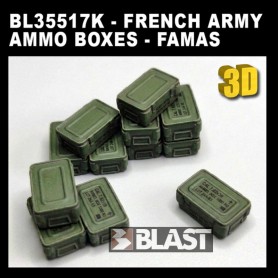 BL35517K - FRENCH ARMY AMMO BOXES - 12 PCS