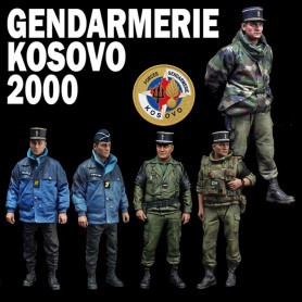 COMBO - GENDARMERIE KOSOVO - 5 FIGURINES