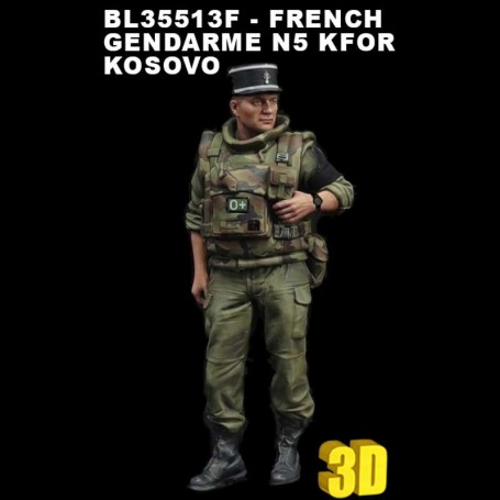 BL35513F - FRENCH GENDARME N5 KFOR KOSOVO
