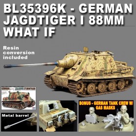 BL35396K - GERMAN JAGDTIGER I 88MM - WHAT IF - CONV TAMIYA