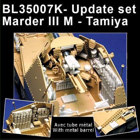 BL35007K - SET AMELIORATION MARDER III M (tube métal non inclus ) RT-07/19