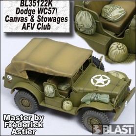 BL35122K - DODGE WC57/C CANVAS AND STOWAGE - AFV CLUB