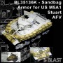 BL35136K - SANDBAG ARMOR SET FOR M5A1 STUART - AFV