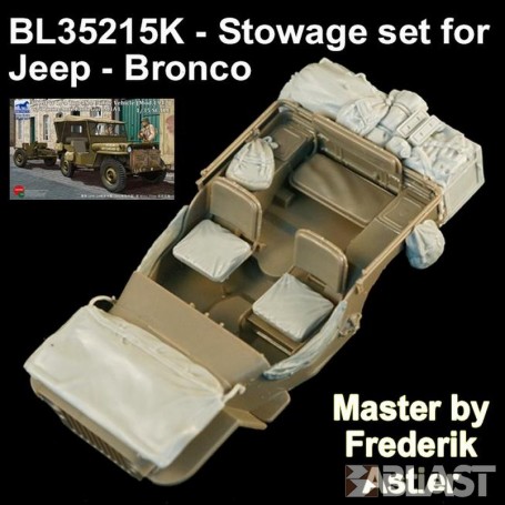 BL35215K - STOWAGE SET FOR JEEP - BRONCO