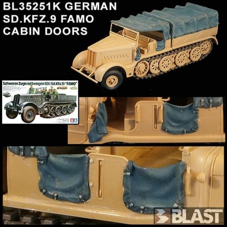 BL35251K - GERMAN SD.KFZ.9 FAMO - CABIN DOORS