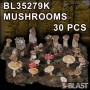 BL35279K - MUSHROOMS -  30 PCS