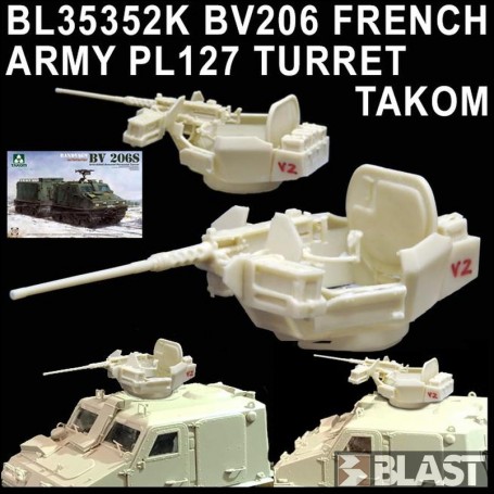BL35352K - BV206 FRENCH ARMY PL127 TURRET - TAKOM