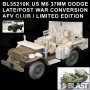 BL35210K - US M6 37MM DODGE LATE WAR CONVERSION - AFV CLUB / LIMITED EDITION