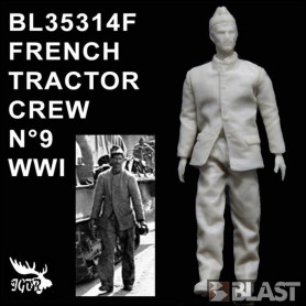 BL35314F - FRENCH TRACTOR CREW N9 WWI