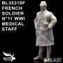 BL35318F - FRENCH SOLDIER N11 WWI - INFIRMIER